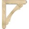 Ekena Millwork Olympic Craftsman Rough Sawn Bracket w/ Offset Brace, Douglas Fir, 6"W x 26"D x 30"H BKT0604X26X30OLY04RDF - alternate 2